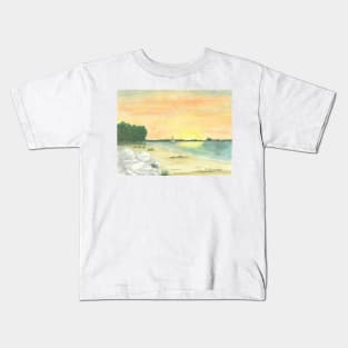 Holnis beach, Flensburg Fjord Kids T-Shirt